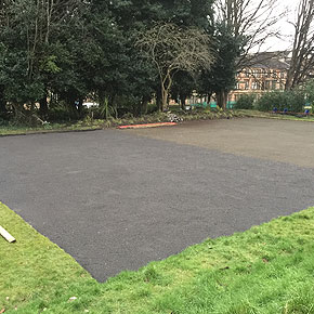 Boules Park Construction